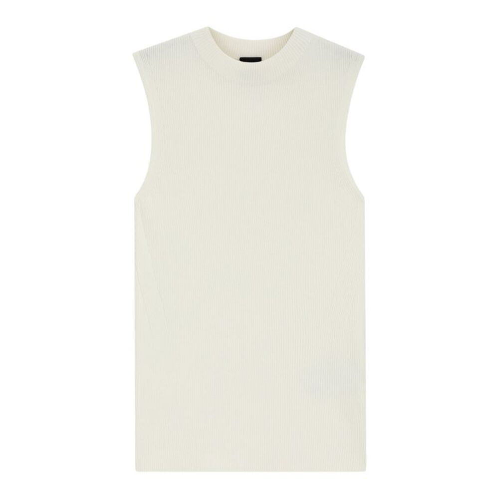 Boss Womens/Ladies Feskies Knitted Slim Top / White